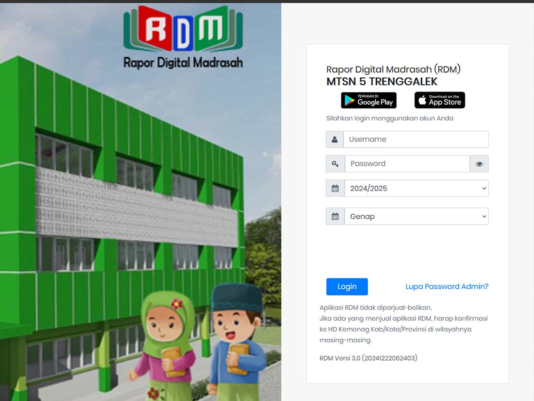 RDM (Rapor Digital Madrasah)