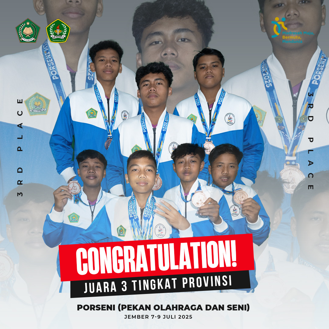 JUARA 3 PORSENI TINGKAT PROVINSI CABANG OLAHRAGA BOLA VOLI